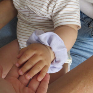 Mini LilaBloom Scrunchie – סט גומיות שיער לקטנטנים