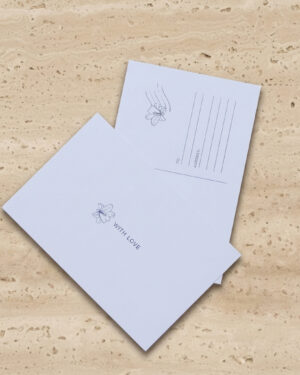 גלויה דו צדדית With Love