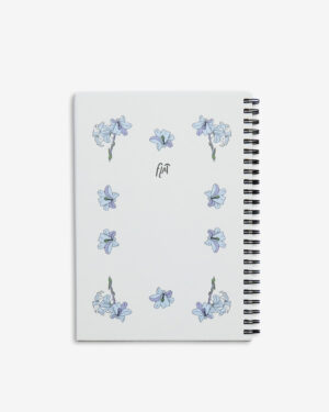 Notebook מחברת שורות White Lily